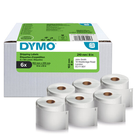 DYMO 2177565 printeretiket Wit Zelfklevend printerlabel