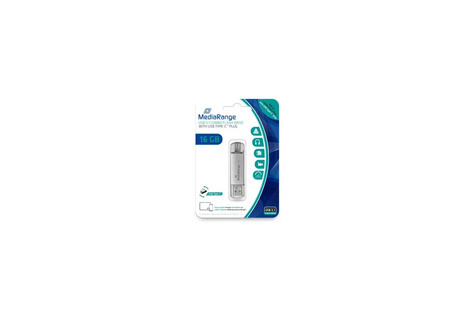Verbatim STICK MediaRange USB-Stick 16 GB USB 3.1 combo mit USB Type-C