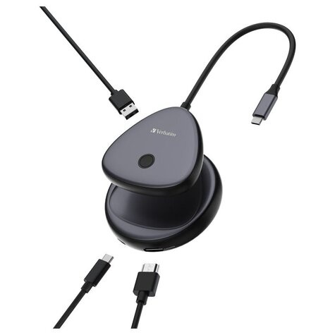 Verbatim Share My Screen USB-C Wireless Displ. Ad. 4K/Hub 32147