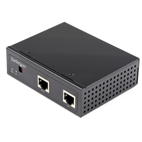 STARTECH Industrial Gigabit PoE Splitter - 90W High Speed Power over Ethernet PoE+++ Splitter - 12-48V DC Splitter 802.3bt