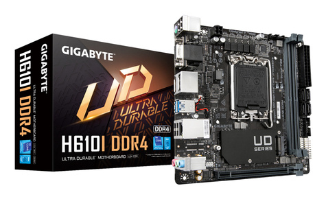 Gigabyte 1700 H610I DDR4 - M.2/DP/HDMI/VGA/mini-ITX