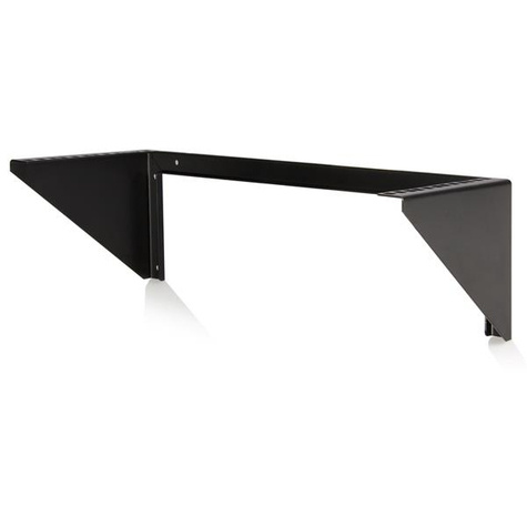STARTECH 4U 19in stalen verticale wand monteerbare rack - Bevestigingsbeugel - monteerbaar aan muur - zwart - 4U - 19"