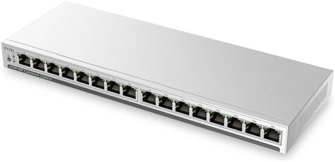 ZyXel ZyXel 16 Port PoE+ 135W Gigabit Unmanaged Switch, Slimline