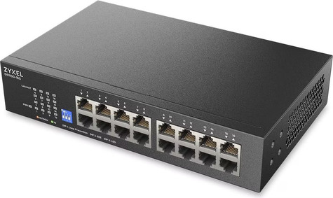 ZyXel GS1100-16S 16-Port Gigabit Unmanaged Switch,DIP-Sektor