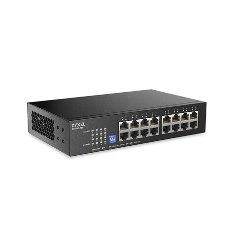 ZyXel GS1100-16S 16-Port Gigabit Unmanaged Switch,DIP-Sektor