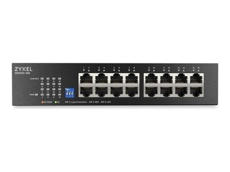 ZyXel GS1100-16S 16-Port Gigabit Unmanaged Switch,DIP-Sektor