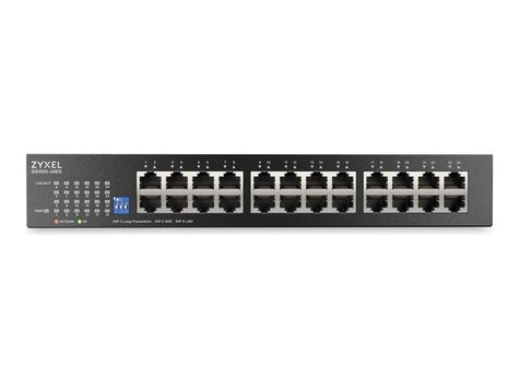 ZyXel ZyXel GS1100-24ES m. DIP Selektor 24-Port 1Gbps Switch