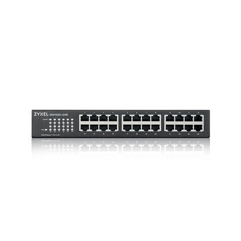 ZyXel GS1100-24E 24-Port Gigabit Unmanaged Switch V4