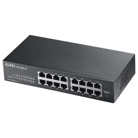ZyXel GS1100-16 16-Port Gigabit Unmanaged Switch V4