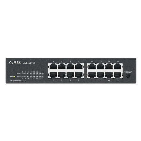 ZyXel ZyXel 16P GS1100-16 Metall