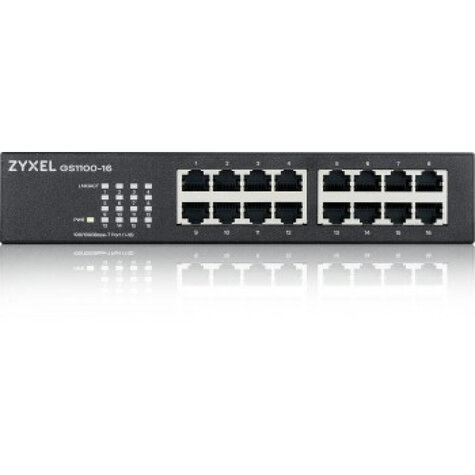ZyXel GS1100-16 16-Port Gigabit Unmanaged Switch V4