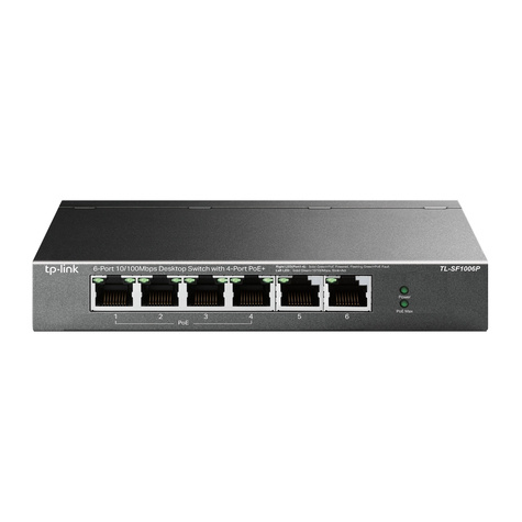 TP-Link TL-SF1006P - V1 - switch - 6 ports - unmanaged