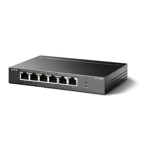 TP-Link TL-SF1006P - V1 - switch - 6 ports - unmanaged
