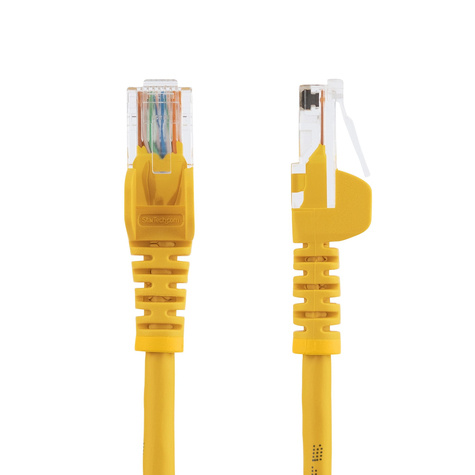 STARTECH 5m Cat5e Ethernet netwerkkabel met snagless RJ45 connectors - UTP kabel 5 m geel - Netwerkkabel