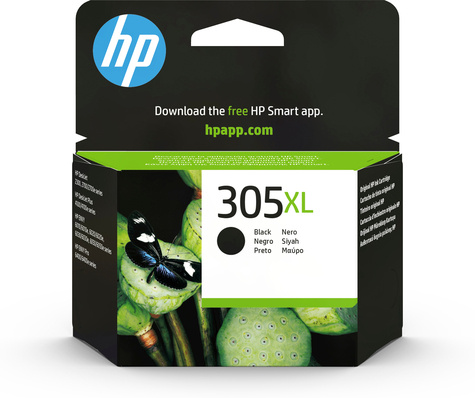 HPE HPE 305XL - 4 ml - hoog rendement - gepigmenteerd zwart - origineel - inktcartridge