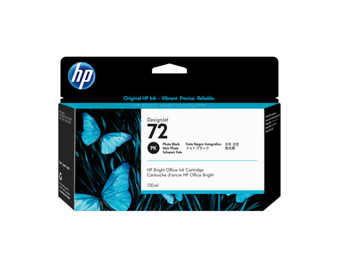 HPE 72 - dye-based photo black - original - DesignJet - ink cartridge