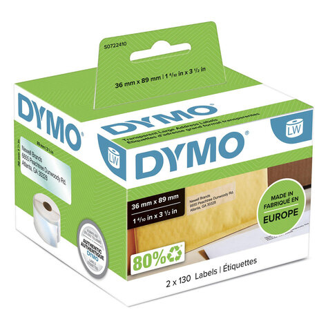 DYMO LW - Grote adreslabels - 36 x 89 mm - 2093093