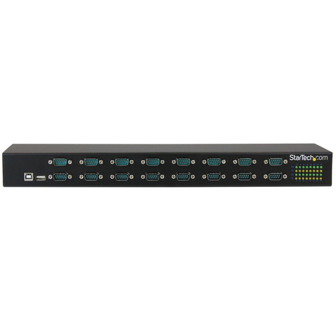 STARTECH 16-poorts USB naar serieel adapter hub - USB naar RS232 poort adapter met Daisy Chain - rack monteerbaar