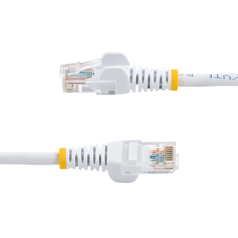 STARTECH 0,5m Cat5e Ethernet netwerkkabel met snagless RJ45 connectors - UTP kabel 50 cm wit - Verbindingskabel