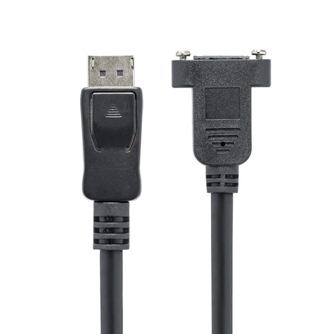 STARTECH 3ft Panel Mount DisplayPort Cable M/F