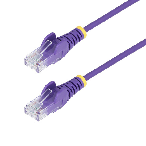 STARTECH 2m Purple Slim CAT6 Ethernet Cable