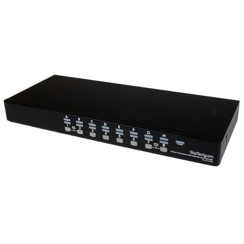 STARTECH 16-poort 1U-Rack USB KVM-switch met OSD en Bekabeling - KVM-schakelaar - 16 x KVM port(s) - 1 lokale gebruiker - desktop