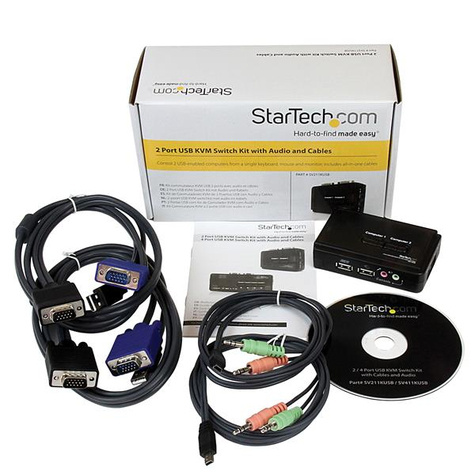 STARTECH 2 Port USB VGA KVM Switch
