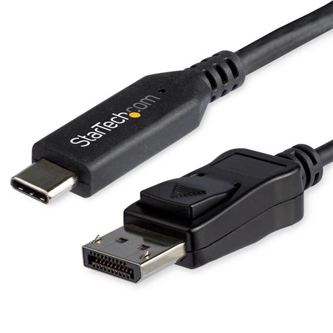 STARTECH 1,8m USB-C naar DisplayPort adapter kabel - 8K 30Hz - HBR3 - USB-C adapter - Thunderbolt 3 compatibel