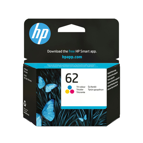 HP HP 62 - kleur (cyaan, magenta, geel) - origineel - inktcartridge