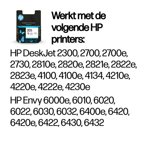 HP 305 - kleur (cyaan, magenta, geel) - origineel - inktcartridge