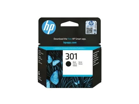 HP 301 - zwart - origineel - inktcartridge