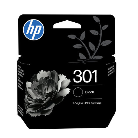 HP 301 - zwart - origineel - inktcartridge