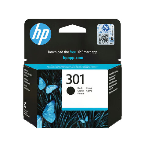 HP HP Inkt 301 CH561EE Zwart