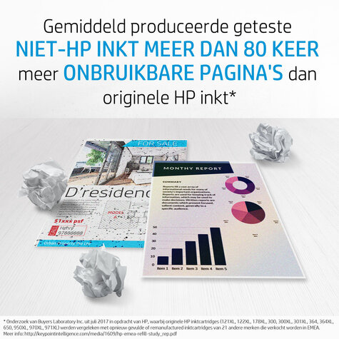 HP 301XL - hoog rendement - zwart - origineel - inktcartridge