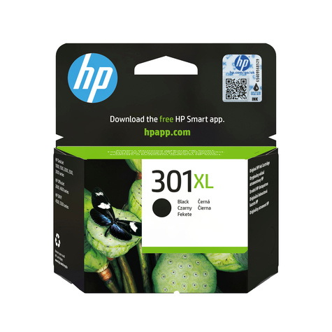 HP 301XL - hoog rendement - zwart - origineel - inktcartridge