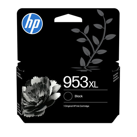 HP 953XL - hoog rendement - zwart - origineel - Officejet - inktcartridge