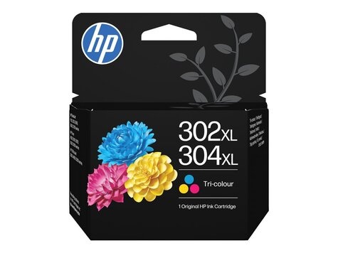 HP 302XL/304XL - hoog rendement - kleur (cyaan, magenta, geel) - origineel - inktcartridge
