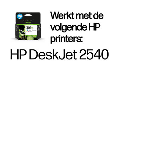 HP 301XL - hoog rendement - kleur (cyaan, magenta, geel) - origineel - inktcartridge
