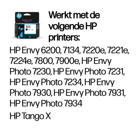 HP 303 - zwart - origineel - inktcartridge