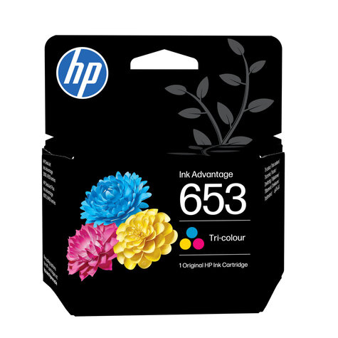 HP 653 - kleur (cyaan, magenta, geel) - origineel - Ink Advantage - inktcartridge