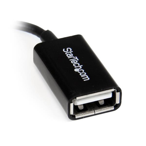 STARTECH 12 cm rechtshoekige micro-USB-naar-USB-OTG-hostadapter M/F - USB-adapter
