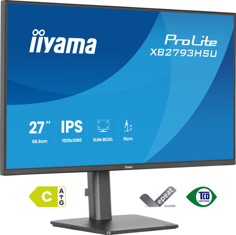 Iiyama 27iWIDE LCD 1920 x 1080 120 Hz IPS panel LED Bl.