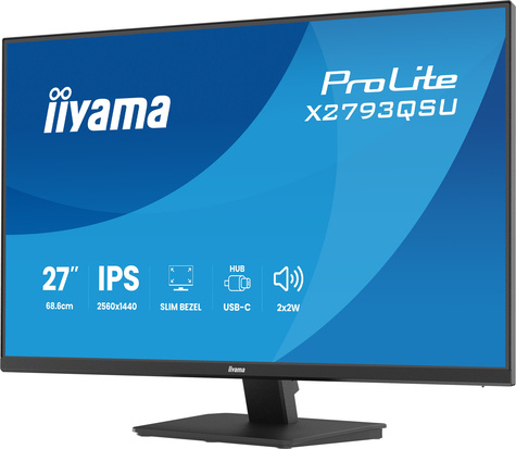 Iiyama 27iWIDE LCD 2560 x 1440 QHD IPS panel LED Bl.