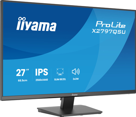 Iiyama 27iWIDE LCD 2560 x 1440 QHD IPS panel LED Bl.