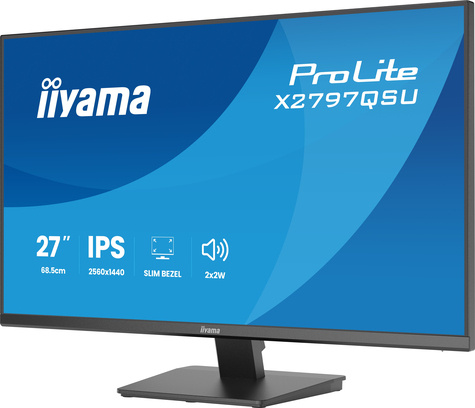 Iiyama 27iWIDE LCD 2560 x 1440 QHD IPS panel LED Bl.