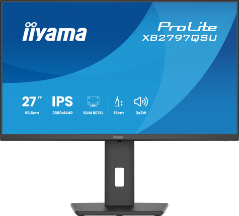 Iiyama 27iWIDE LCD 2560 x 1440 QHD IPS panel LED Bl.