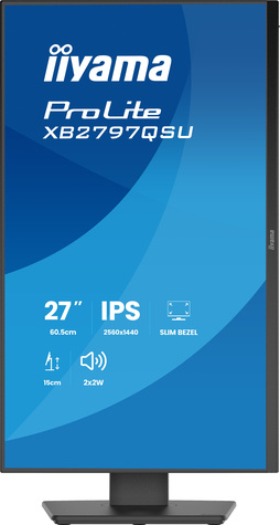 Iiyama 27iWIDE LCD 2560 x 1440 QHD IPS panel LED Bl.