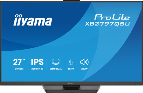 Iiyama 27iWIDE LCD 2560 x 1440 QHD IPS panel LED Bl.
