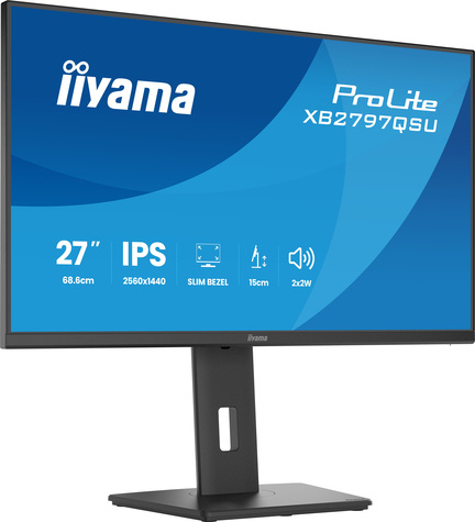 Iiyama 27iWIDE LCD 2560 x 1440 QHD IPS panel LED Bl.