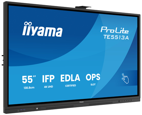 Iiyama 55iWIDE IFP 40-Points Bonded PureTouch IR? Screen 3840 x 2160 4K UHDIPS panel LED Bl.